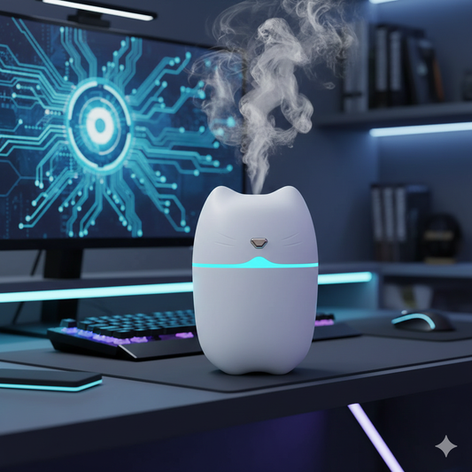 Umidificador Portátil "Gatinho" (AuraCat)