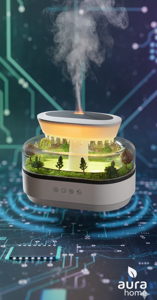 🌳 Umidificador e Difusor Planet 3 em 1 LEDs
